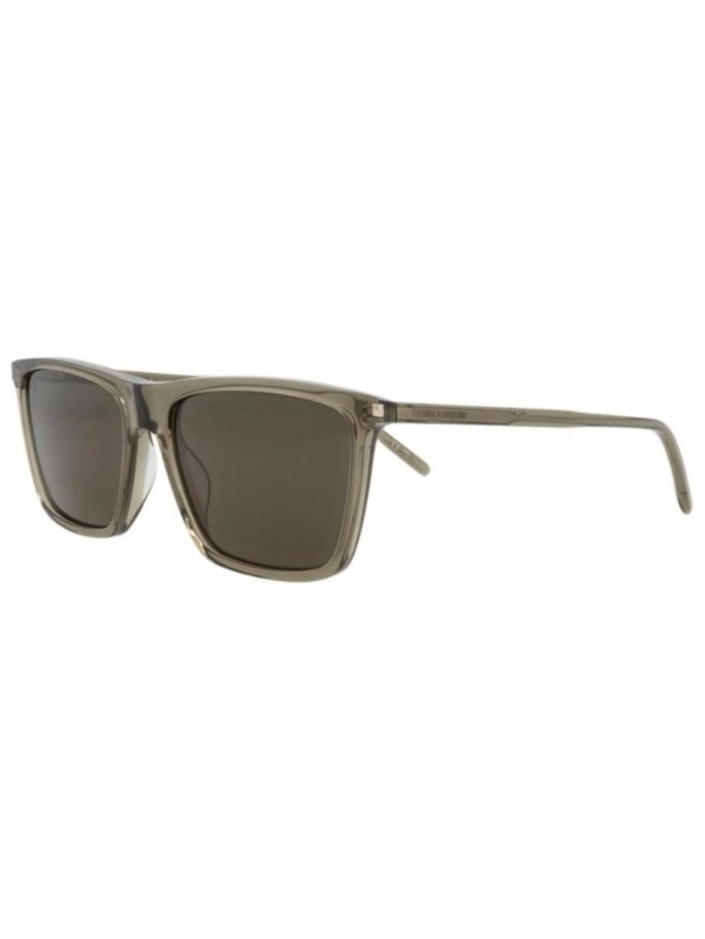 New Saint Laurent Mens Square/Rectangle Brown Brown Grey Fashion Designer Sungla